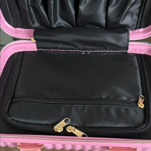 Cosmetic Pink and Gold Hard Shell Case NWT - Picture 6 of 7
